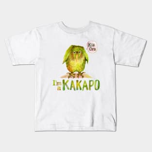 I'm a KAKAPO (caca-poo) Kids T-Shirt